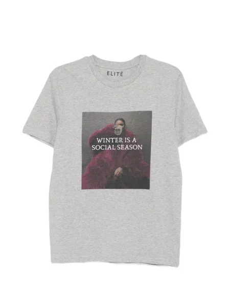 Tricou Elite cu imagine gri