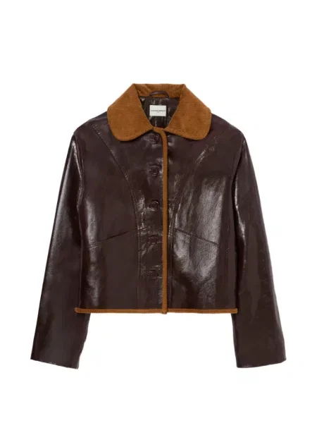 Geanta de piele Claudie Pierlot maro