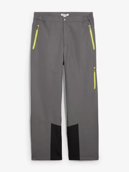 Termiczne spodnie funkcyjne regular fit szare