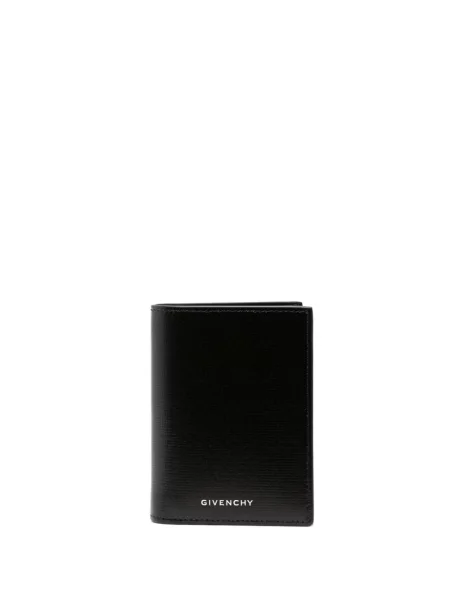 Portofel Givenchy din piele cu imagine negru