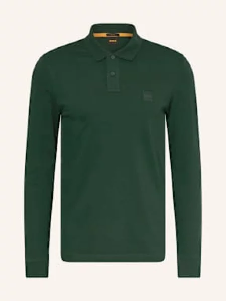 Boss Polokošile Passerby Slim Fit Z Piké tmavě zelená