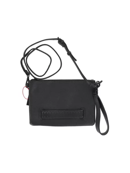 Sprayground saszetka z imitacji skóry czarna
