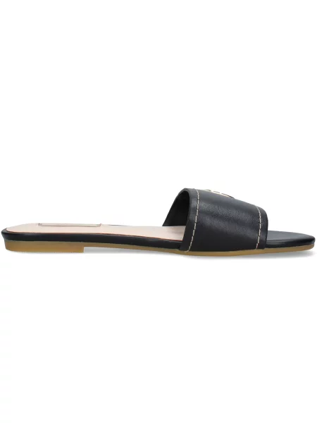 Liu Jo De piele șlapi SANDY 03 negru