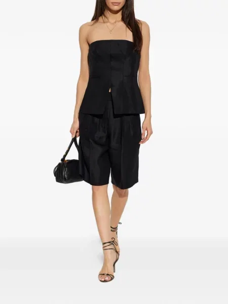 Pantaloni scurți Allsaints negru