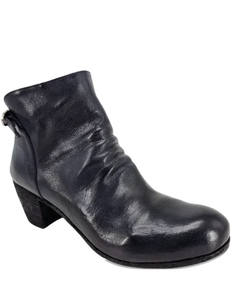 Cizme scurte Officine Creative din piele albastru