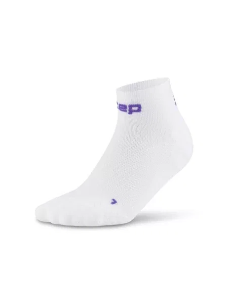 Skarpety kompresyjne sportowe za kostkę low cut Core Run Ultralight CEP białe