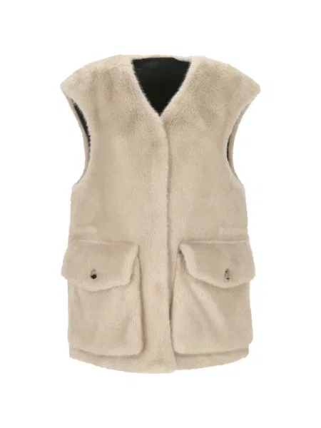 Reversibil vestă Urbancode cu blană