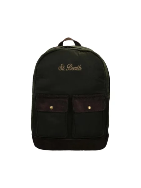 Plecak Saint Barth Cody Wax Backpack Black Universal zielony