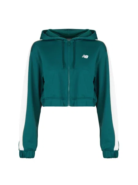 Mikina na zips New Balance zelená