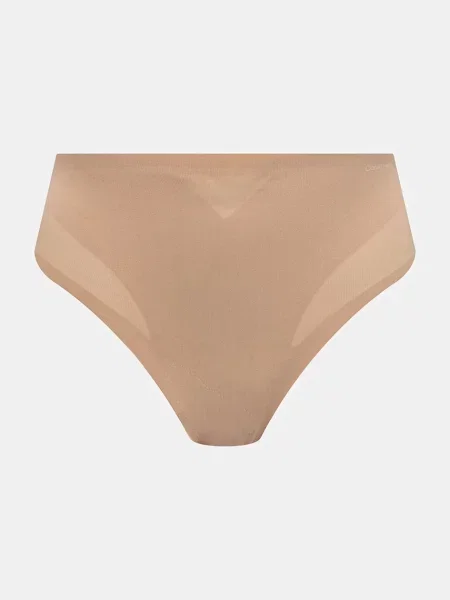 Calvin Klein Underwear Modelovací tanga béžové