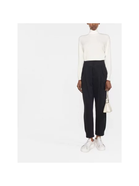Sweter z golfem Brunello Cucinelli biały