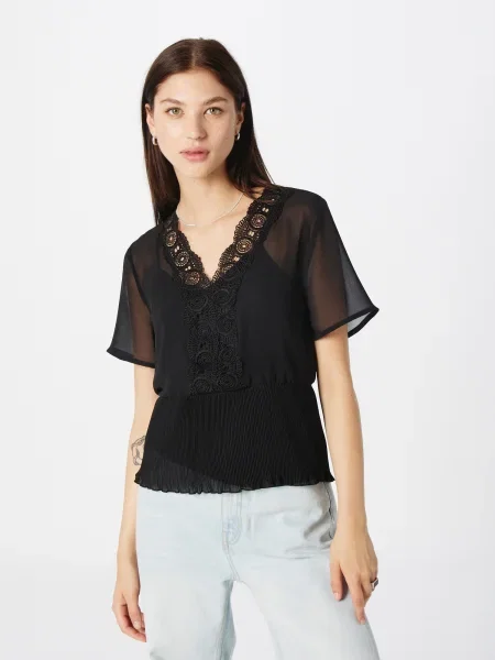 ABOUT YOU Tricou Ester' negru