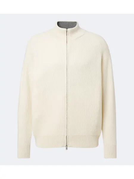 Cardigan Lardini de lână alb