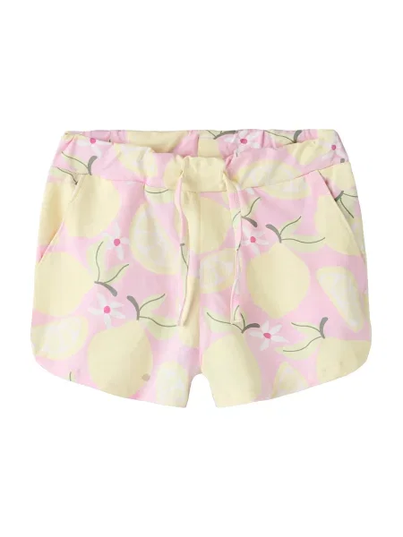 NAME IT Pantaloni NMFFiluaz galben deschis / verde / roz alb