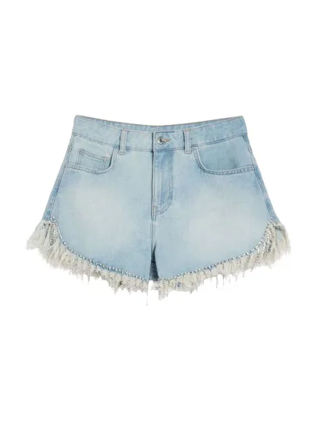 Bershka Jeans deschis / argintiu albastru