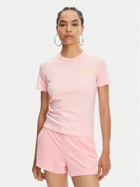 Juicy Couture Marškinėliai La Beach rožinė