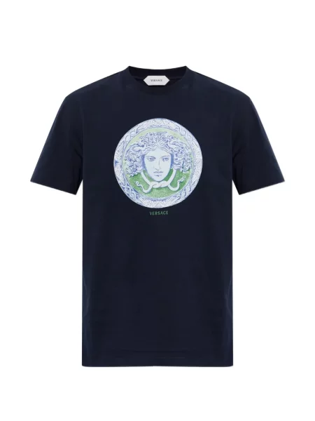 Tricou Versace cu imagine albastru