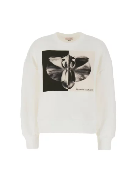 Bluza Alexander Mcqueen biała
