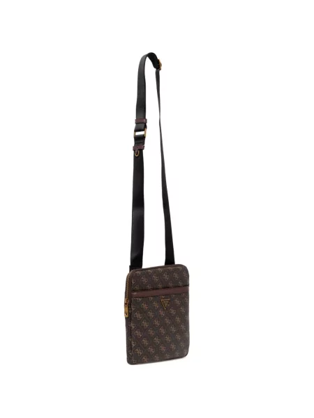 Geantă crossbody Guess cu imagine maro