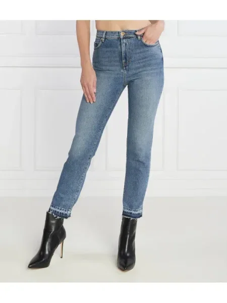 Pinko Blugi SISSY SLIM DENIM COMFORT VINTA albastru