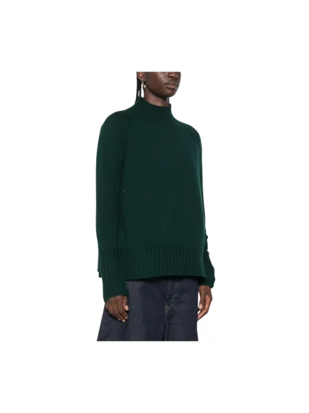 Sweter z golfem Be You z kaszmiru zielony