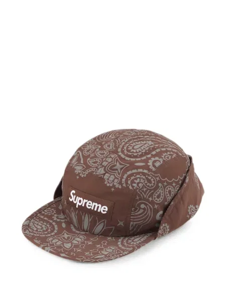 Șapcă Supreme cu imagine maro