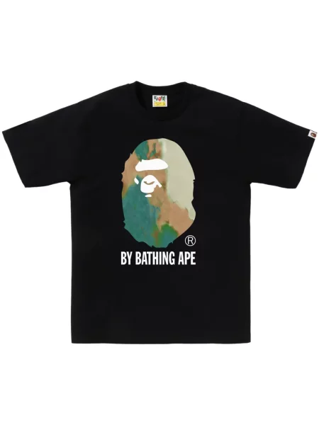 Tricou A Bathing Ape® cu imagine negru