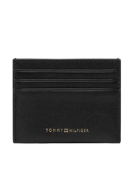 Tommy Hilfiger Etui na karty kredytowe Th Seasonal Cc Holder czarny