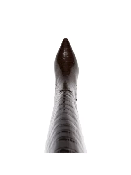 Kozaki Stuart Weitzman skórzane brązowe