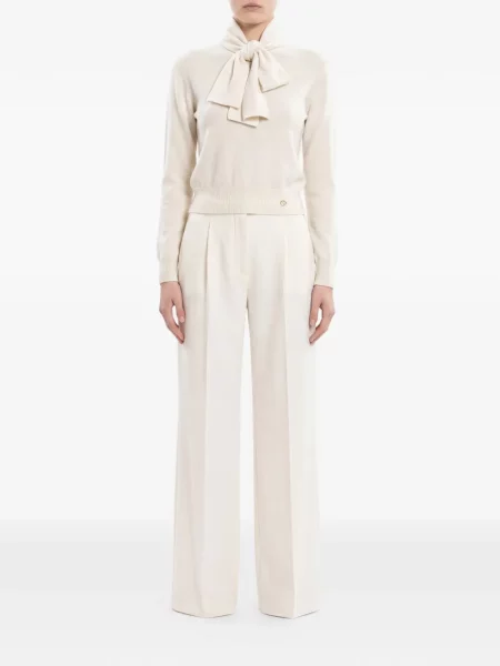 Pantaloni Saiid Kobeisy alb