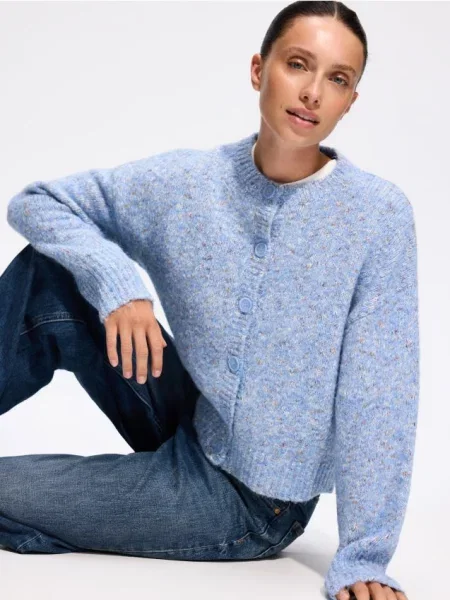 Reserved Cardigan cu amestec de lână multicolor