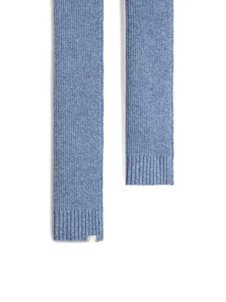 Fular Woolrich de lână albastru