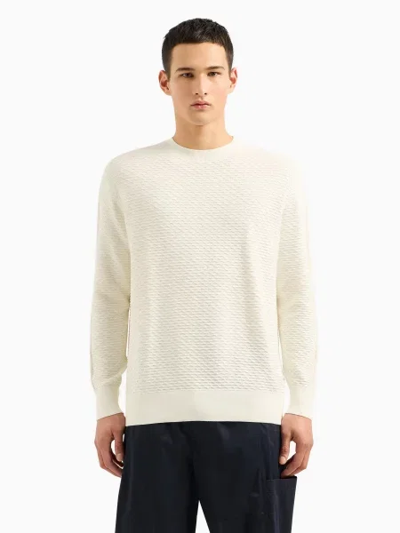 Armani Exchange Джемпер білий