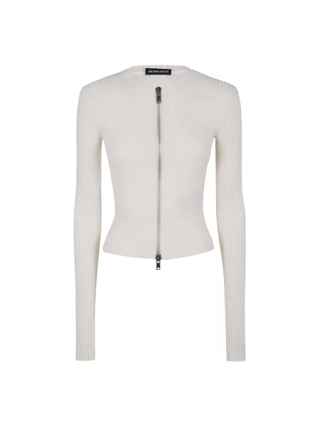 Krótki kardigan Ann Demeulemeester beżowy
