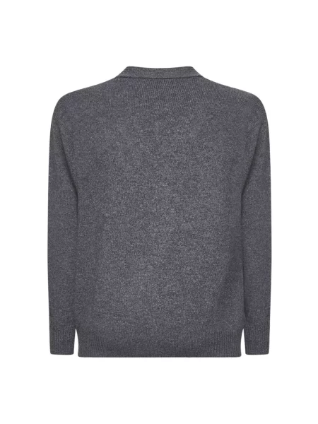 Sweter D4.0 wełniany szary
