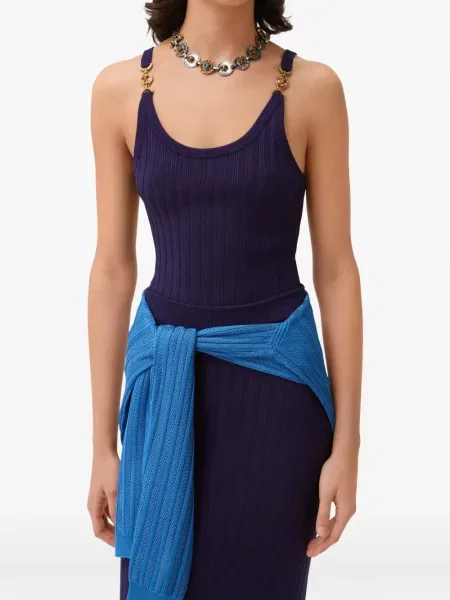 Top Versace tricotate violet