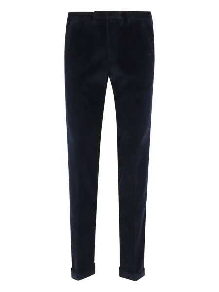 Pantaloni Briglia 1949 de catifea cord albastru