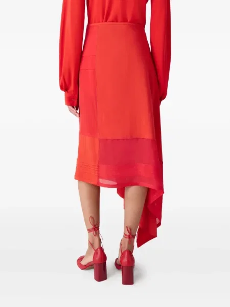 Fusta plisata Lemaire plisată roșu