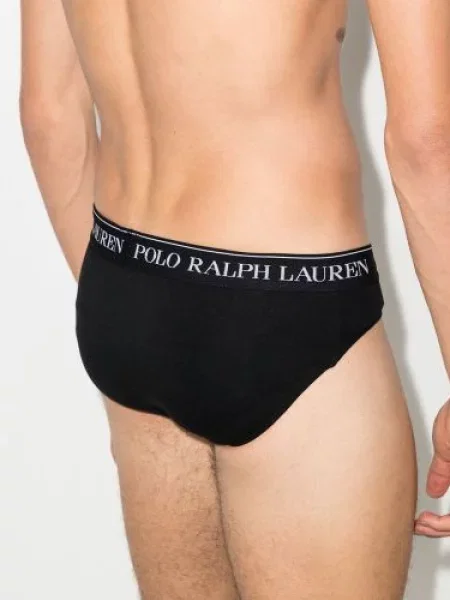 Kalhotky Polo Ralph Lauren s výšivkou černé
