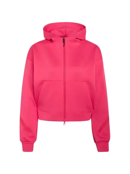 Mikina na zip Adidas růžová
