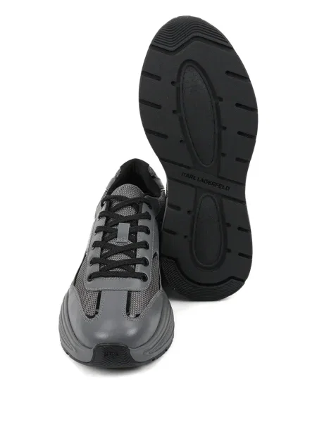 Sneakerși Karl Lagerfeld plasă chunky gri