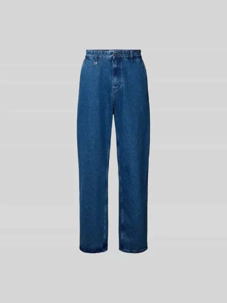 Jeansy o kroju regular fit z detal z logo Won Hundred niebieskie