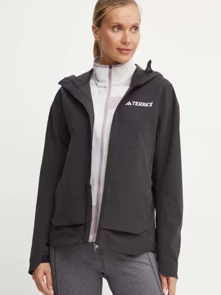 Adidas Geacă softshell Terrex Multi Negru alb