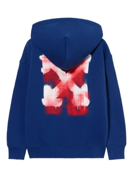 Bluza z kapturem dziecięca Off-white biała