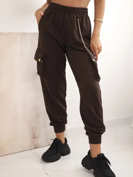 Pantaloni cargo Kesi maro