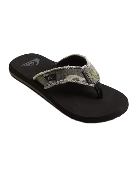 Japonki plażowe Quiksilver Monkey Abyss zielone