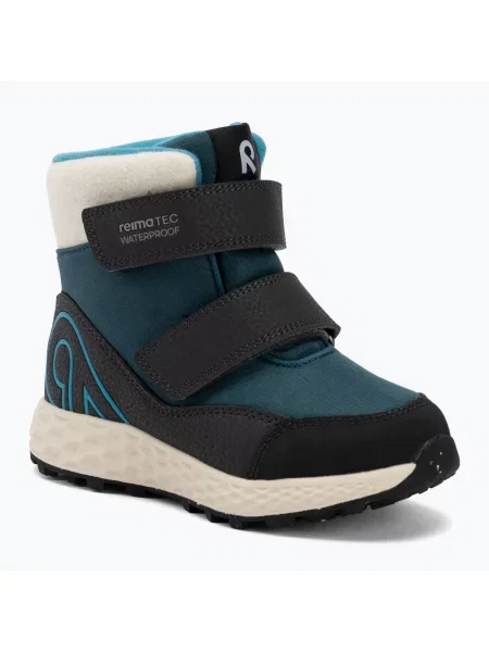 Gyerek hótaposó Reima Hallava dark teal. Méret: 30 EU zöld
