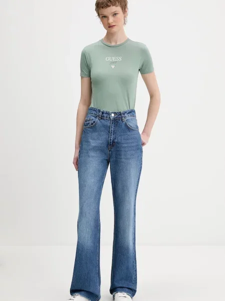 Футболка Guess Jeans зелений