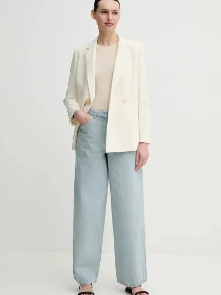 Піджак Theory oversize однотонний бежевий