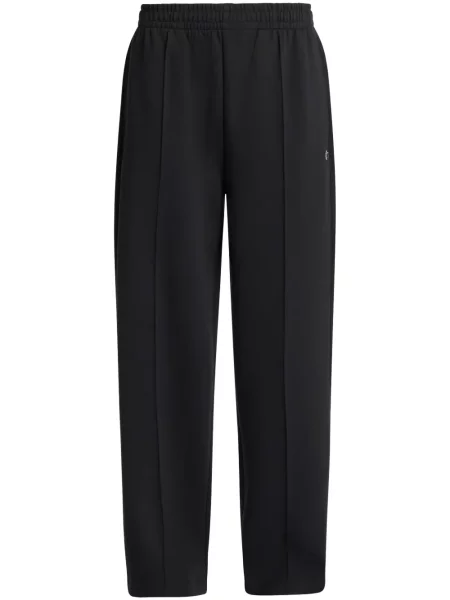 Pantaloni Lacoste cu broderie negru